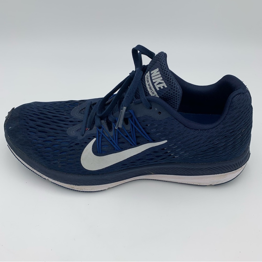 Nike Mens Zoom Winflo‎ Navy Blue Sz 10 Running Shoes Sneakers Athletic